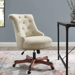 Beige Miller Tufted Office Chair-Kirkland's Home Cheap