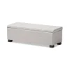 Beige Tufted Contemporary Storage Bench-Kirkland's Home Hot