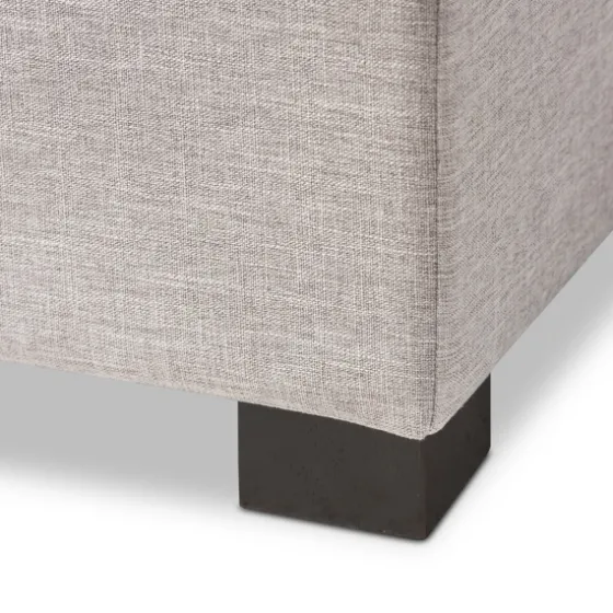 Beige Tufted Contemporary Storage Bench-Kirkland's Home Hot