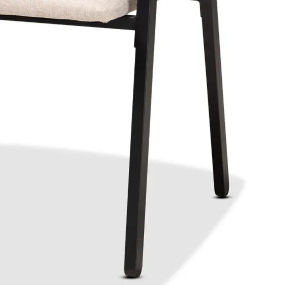 Beige Upholstered Metal Frame 5-Pc. Dining Set-Kirkland's Home Fashion