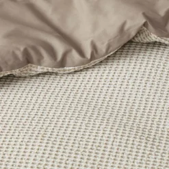 Beige Waffle Weave 3-Pc. Queen Duvet Cover Set-Kirkland's Home Shop