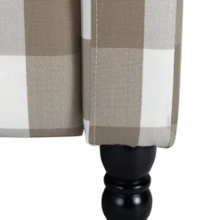 Beige Windowpane Plaid Recliner-Kirkland's Home Cheap