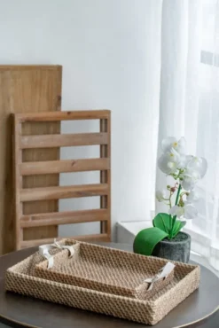 Beige Woven Cement Tray-Kirkland's Home Best Sale
