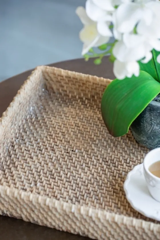 Beige Woven Cement Tray-Kirkland's Home Best Sale