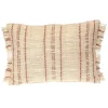 Beige Woven Red Stripes Lumbar Pillow-Kirkland's Home Best Sale