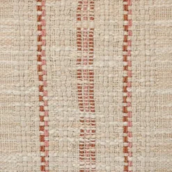 Beige Woven Red Stripes Lumbar Pillow-Kirkland's Home Best Sale