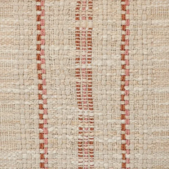 Beige Woven Red Stripes Lumbar Pillow-Kirkland's Home Best Sale