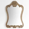 Belle Natural Scroll Top Wall Mirror-Kirkland's Home Fashion