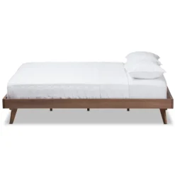 Benjamin Walnut Tapered Leg King Bed Frame-Kirkland's Home Clearance