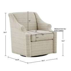 Benton Swivel Glider Accent Chair-Kirkland's Home Online