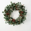 Berry Trio And Eucalyptus Christmas Wreath, 24 In.-Kirkland's Home Hot