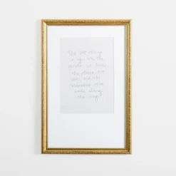Best Things In Life Gold Framed Wall Plaque-Kirkland's Home Discount