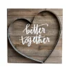 Better Together Metal And Wood Plank Wall Plaque-Kirkland's Home Outlet