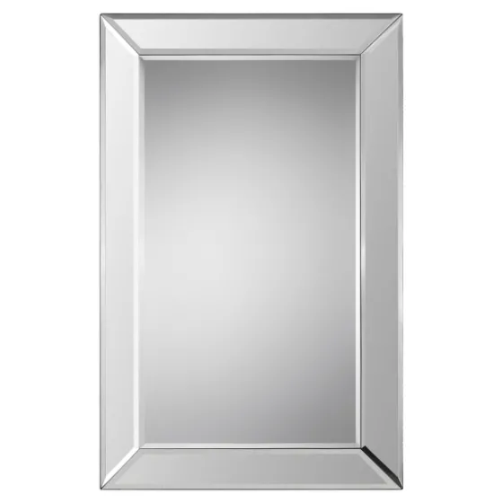 Beveled Frame Rectangle Wall Mirror-Kirkland's Home Clearance