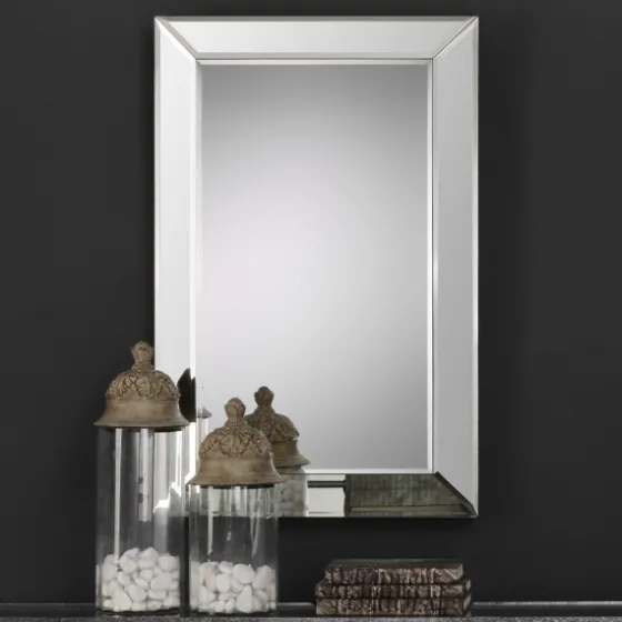 Beveled Frame Rectangle Wall Mirror-Kirkland's Home Clearance