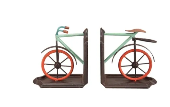 Bike Book Ends, Set Of 2-Kirkland's Home Cheap