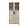 Birch Chevron Wooden Storage Cabinet-Kirkland's Home New