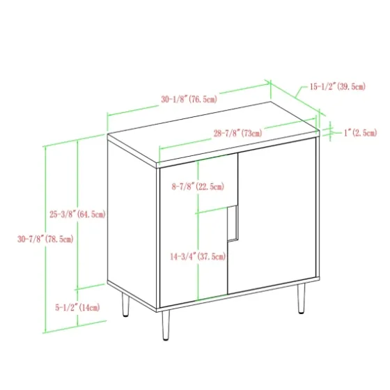 Birch Color Pop Geometric Cabinet-Kirkland's Home Cheap