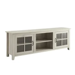 Birch Wood And Glass Door Tv Stand-Kirkland's Home Clearance