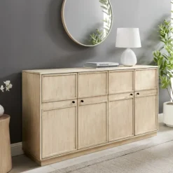 Birch Wood 4-Door Sideboard-Kirkland's Home Flash Sale