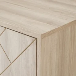 Birch Wood Herringbone 4-Door Tv Stand-Kirkland's Home Cheap