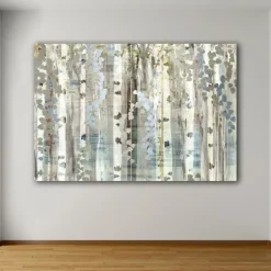 Birch Wood Meadow Giclee Canvas Art Print-Kirkland's Home Shop