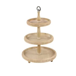 Birch Wood 3-Tiered Tray-Kirkland's Home Cheap