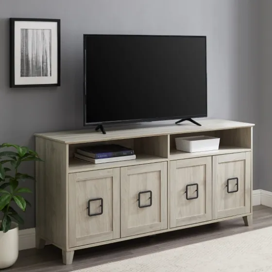 Birch Wooden Door Modern Tv Stand-Kirkland's Home Cheap