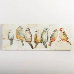Birds On Wire Canvas Art Print-Kirkland's Home Cheap
