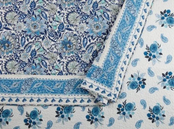 Bisou Floral Full/Queen 3-Pc. Quilt Set-Kirkland's Home Sale