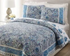 Bisou Floral King 3-Pc. Quilt Set-Kirkland's Home Flash Sale