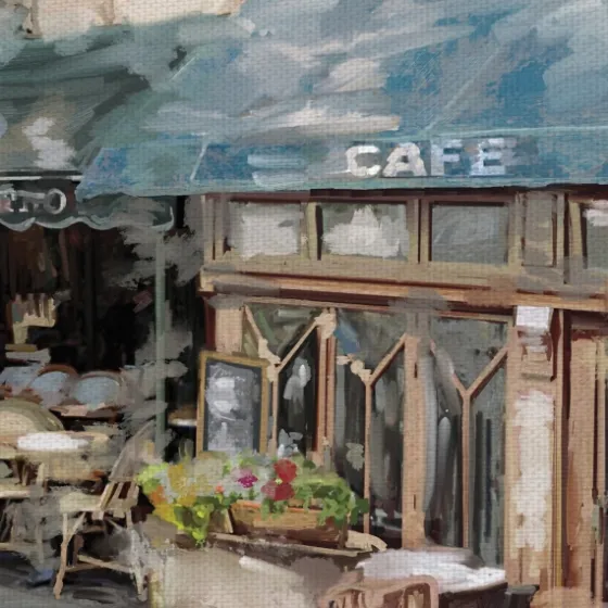 Bistro De Paris I Canvas Art Print-Kirkland's Home Store