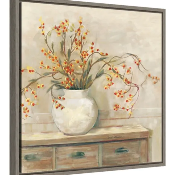 Bittersweet Bouquet Framed Canvas Art Print-Kirkland's Home Flash Sale