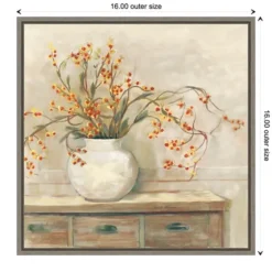 Bittersweet Bouquet Framed Canvas Art Print-Kirkland's Home Flash Sale