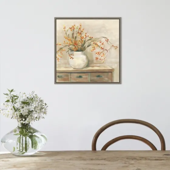 Bittersweet Bouquet Framed Canvas Art Print-Kirkland's Home Flash Sale