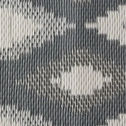 Black & Gray Diamond Stripe Outdoor Area Rug, 4X6-Kirkland's Home New
