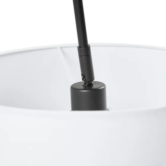 Black Adjustable Arm Modern Floor Lamp-Kirkland's Home Clearance