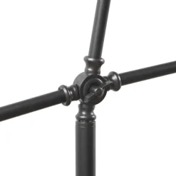 Black Adjustable Arm Modern Floor Lamp-Kirkland's Home Clearance