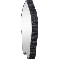 Black Amorphous Shaped Wall Mirror-Kirkland's Home Online