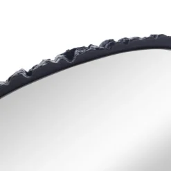 Black Amorphous Shaped Wall Mirror-Kirkland's Home Online