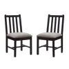 Black And Classic Dining Chairs, Set Of 2-Kirkland's Home Cheap