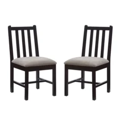 Black And Classic Dining Chairs, Set Of 2-Kirkland's Home Cheap