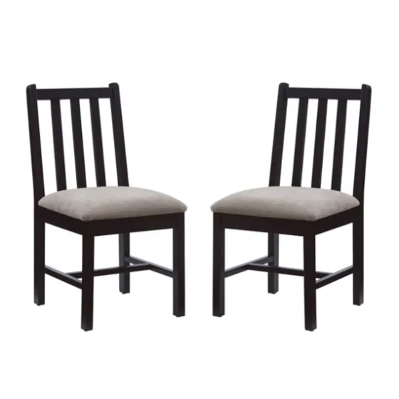 Black And Classic Dining Chairs, Set Of 2-Kirkland's Home Cheap