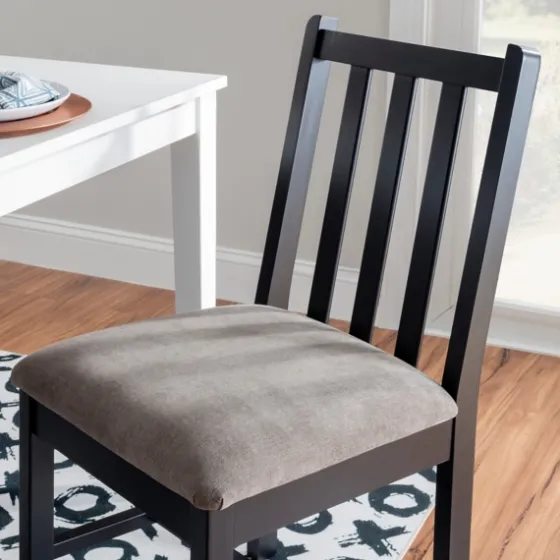 Black And Classic Dining Chairs, Set Of 2-Kirkland's Home Cheap