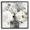 Black And Cream Abstract Floral Canvas Art Print-Kirkland's Home Cheap