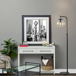 Black And Glass Globe Shade Floor Lamp-Kirkland's Home Flash Sale