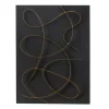Black And Gold Abstract Wall Plaque-Kirkland's Home Cheap