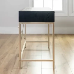 Black And Gold Blake Desk-Kirkland's Home Hot