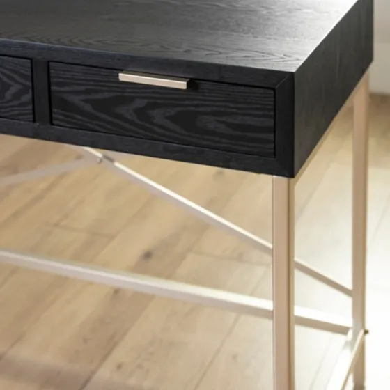 Black And Gold Blake Desk-Kirkland's Home Hot