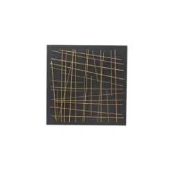 Black And Gold Metal Grid Wall Plaque-Kirkland's Home Best Sale